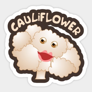 Cute Cauliflower Sticker